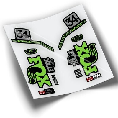 PEGATINAS FOX 34 PRO ISSUE SERIES WP229