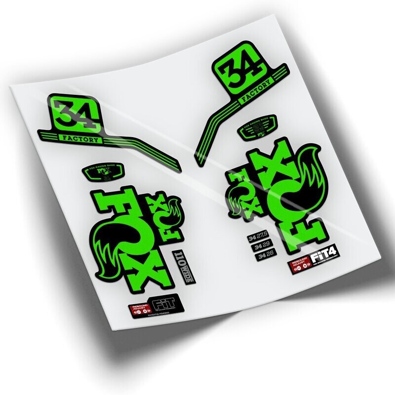 PEGATINAS FOX 34 PRO ISSUE SERIES WP228