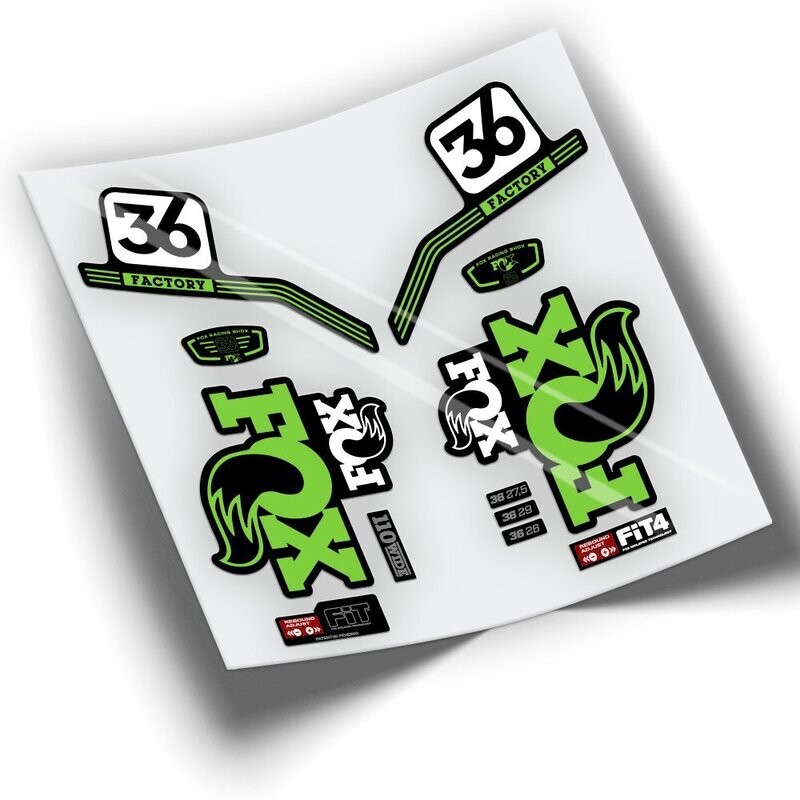 PEGATINAS FOX 36 PRO ISSUE SERIES WP227