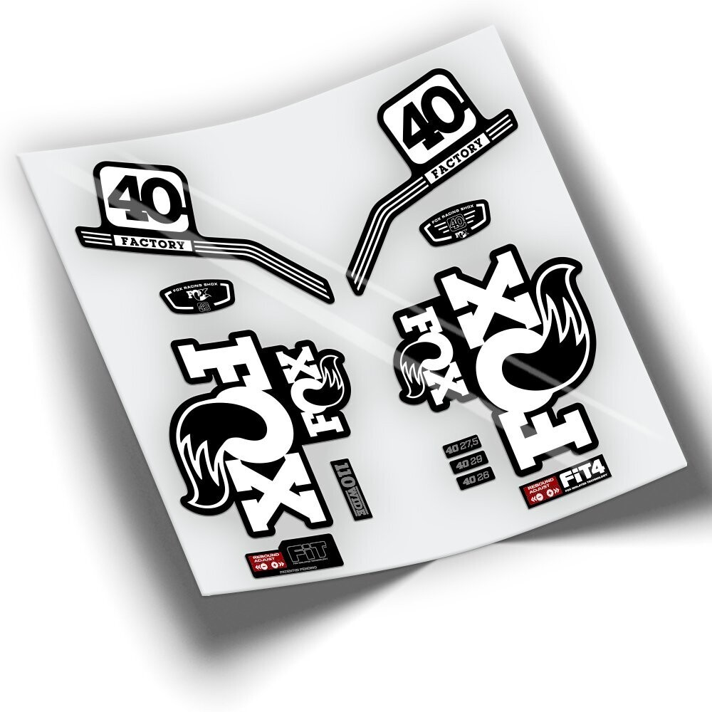 PEGATINAS FOX 40 PRO ISSUE SERIES WP224, COLOR: BLANCO