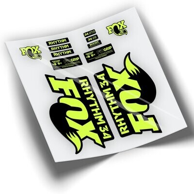 PEGATINAS FOX 34 RHYTHM SERIE 2018 WP219