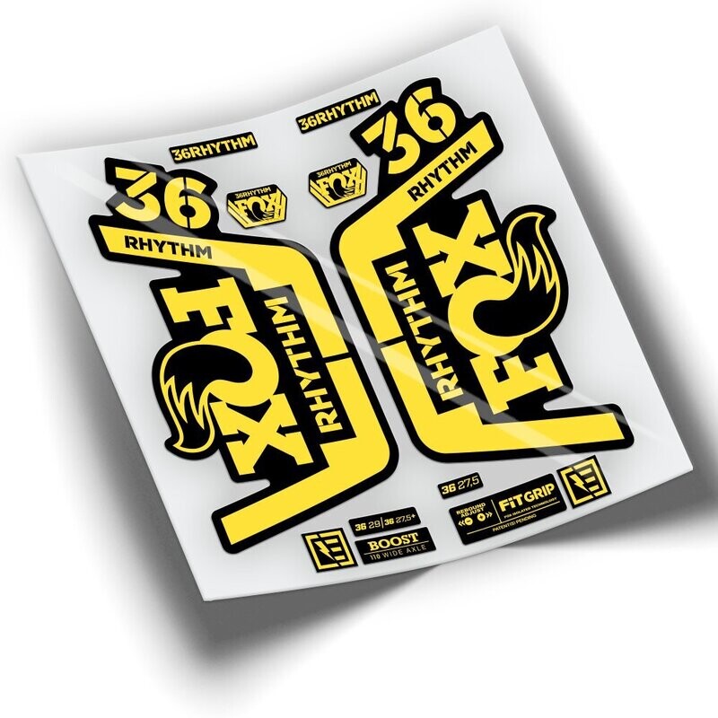 PEGATINAS HORQUILLA FOX 36 RHYTHM SERIE 2019 WP215