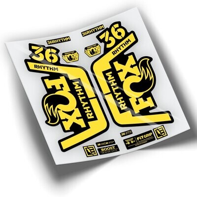 PEGATINAS HORQUILLA FOX 36 RHYTHM SERIE 2019 WP215