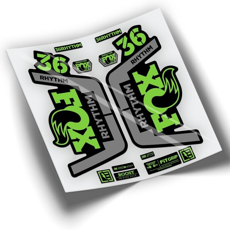 PEGATINAS HORQUILLA FOX 36 RHYTHM SERIE 2019 WP214