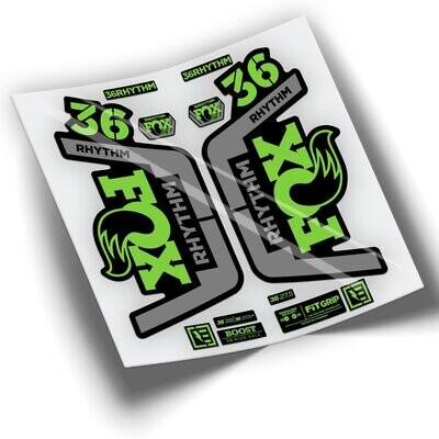 PEGATINAS HORQUILLA FOX 36 RHYTHM SERIE 2019 WP214