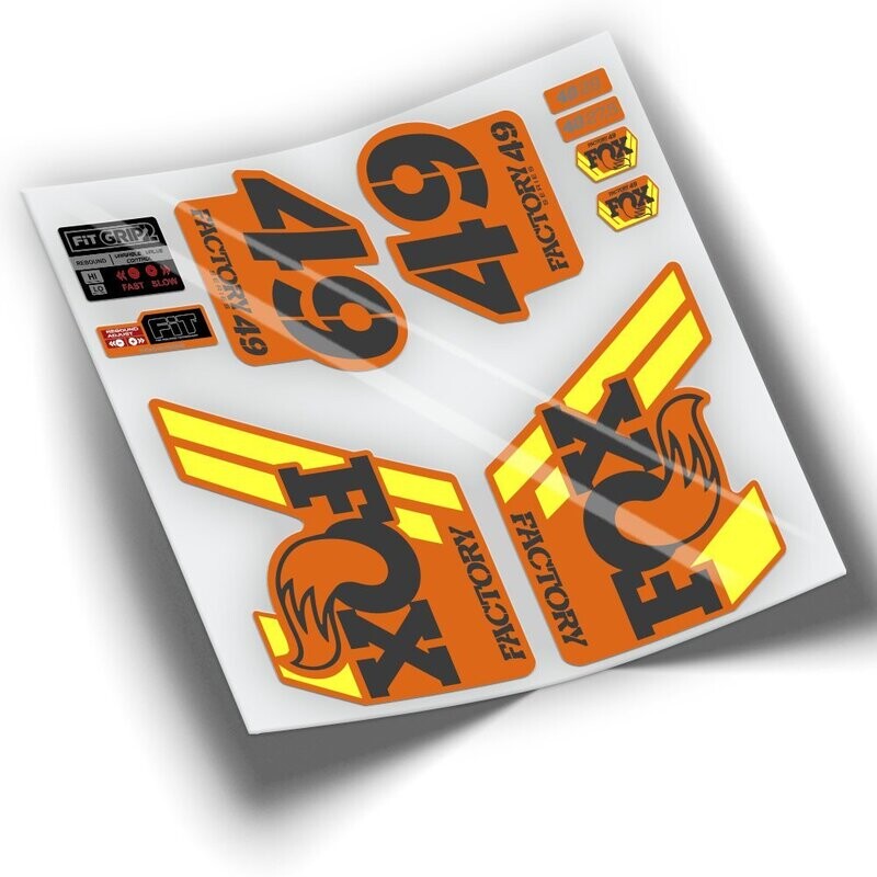 PEGATINA FOX 40 29 FACTORY SERIES WP209