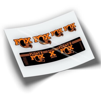 PEGATINAS FOX FLOAT X FACTORY WP194