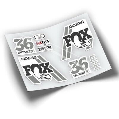 PEGATINAS FOX 36 2018 DOS COLORES WP85