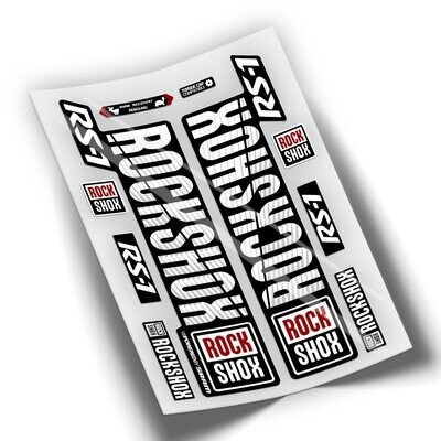 PEGATINA HORQUILLA ROCKSHOX RS1 18 WP74 PEGATINA HORQUILLA ROCKSHOX RS1 18 WP74