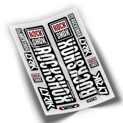 PEGATINAS ROCKSHOX LYRIC 2018 WP70