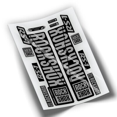 PEGATINAS ROCKSHOX RS1 COLORES 2018 WP66