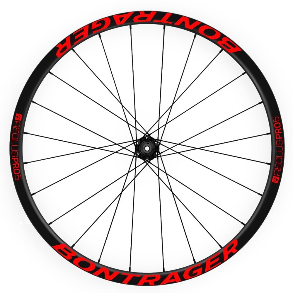 PEGATINAS LLANTAS BONTRAGER KOVEE ELITE 30 WH06, COLOR: ROJO FLUOR