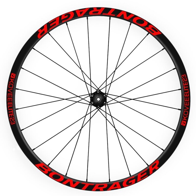 PEGATINAS LLANTAS BONTRAGER KOVEE ELITE 23 WH05, COLOR: ROJO FLUOR