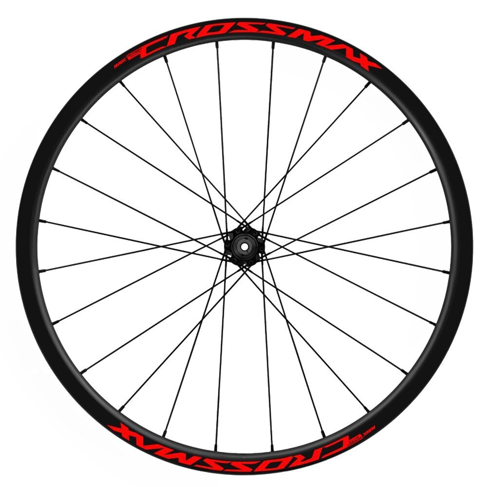 PEGATINAS LLANTAS MAVIC CROSSMAX ELITE TL WH19, COLOR: ROJO FLUOR