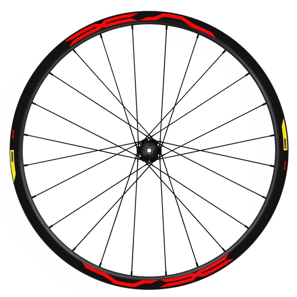 PEGATINAS LLANTAS MAVIC XA WH35, COLOR: ROJO FLUOR