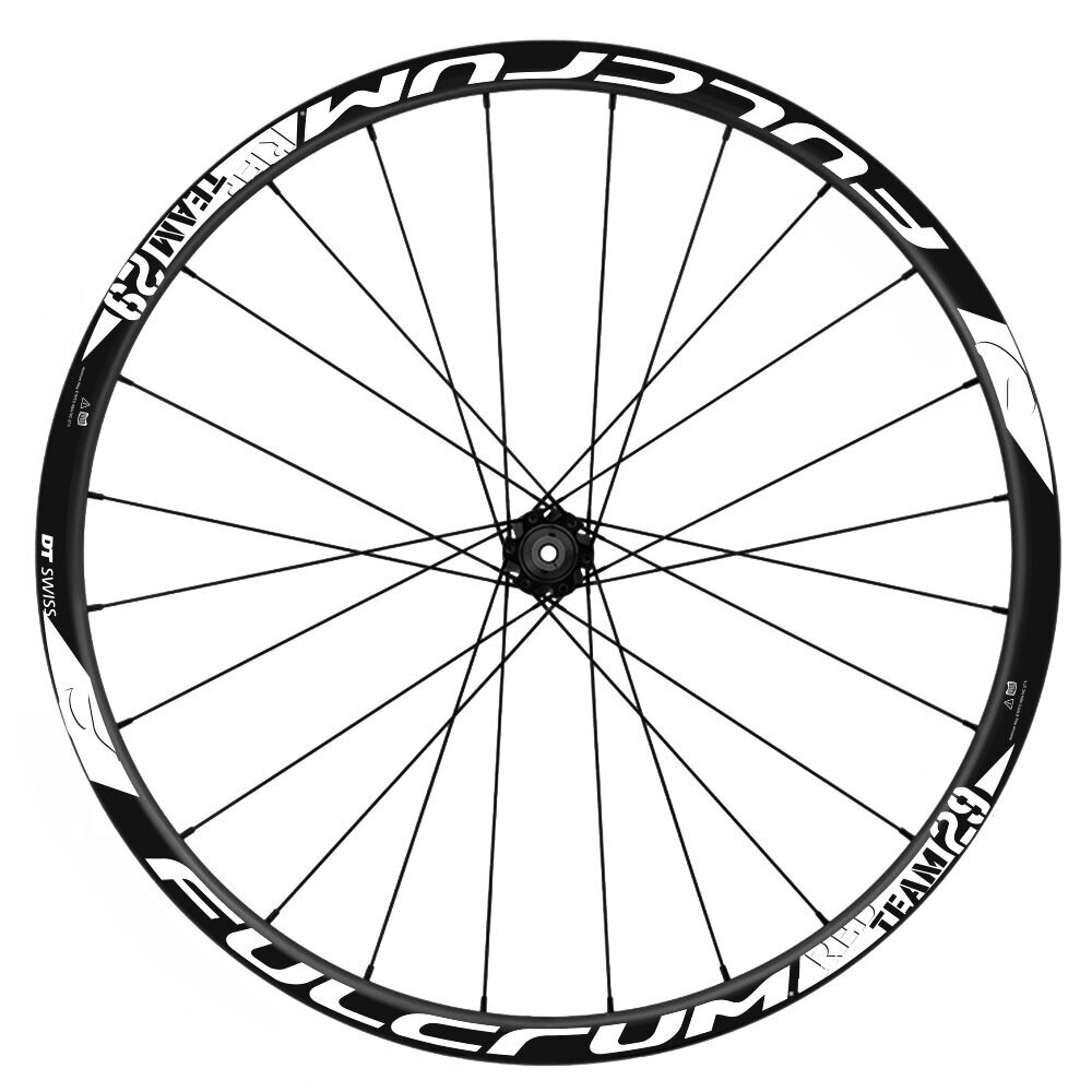 PEGATINAS LLANTAS FULCRUM RED TEAM 29 WH40, COLOR: BLANCO