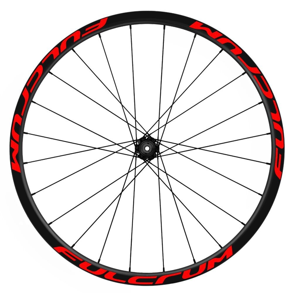 PEGATINAS LLANTAS FULCRUM WH43, COLOR: ROJO FLUOR