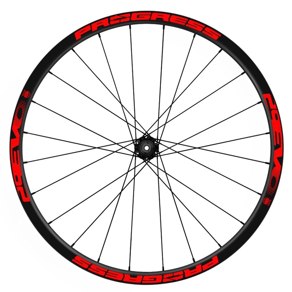 PEGATINAS LLANTAS PROGRESS EVO 29 WH44, COLOR: ROJO FLUOR
