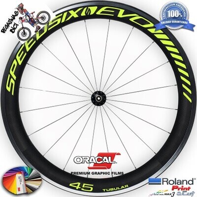 PEGATINAS LLANTAS SPEEDSIX EVO 45 TUBULAR WH78 PEGATINAS LLANTAS SPEEDSIX EVO 45 TUBULAR WH78
