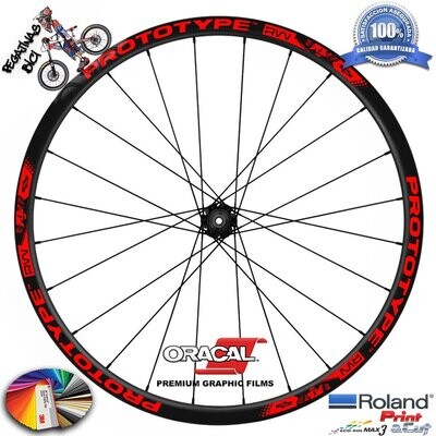 PEGATINAS LLANTAS PROTOTYPE RW 29R WH80