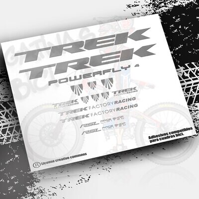 PEGATINAS CUADRO TREK POWERFLY 4