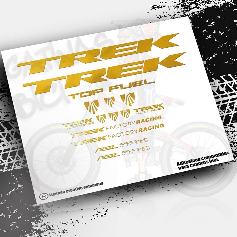 PEGATINAS CUADRO TREK TOP FUEL 2021