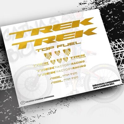 PEGATINAS CUADRO TREK TOP FUEL 2021