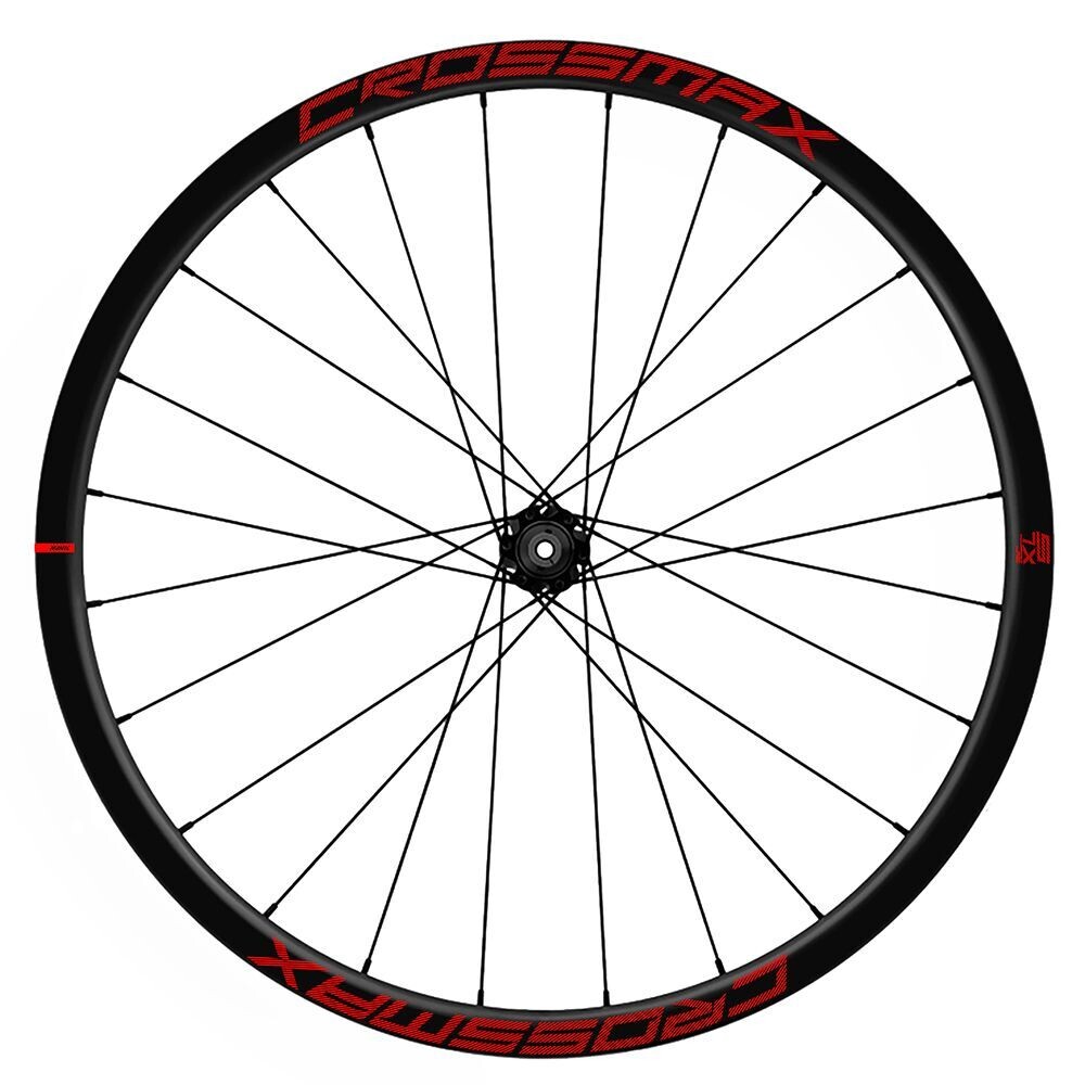 KIT DE PEGATINAS COMPATIBLES PARA LLANTAS MAVIC CROSSMAX XLS 2022 WH126, COLOR: ROJO FLUOR