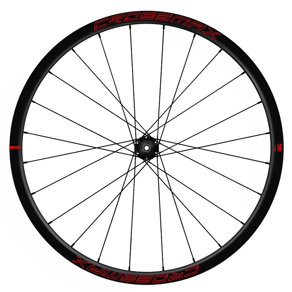 KIT DE PEGATINAS COMPATIBLES PARA LLANTAS MAVIC CROSSMAX 29  25MM 2022 WH127, COLOR: ROJO FLUOR