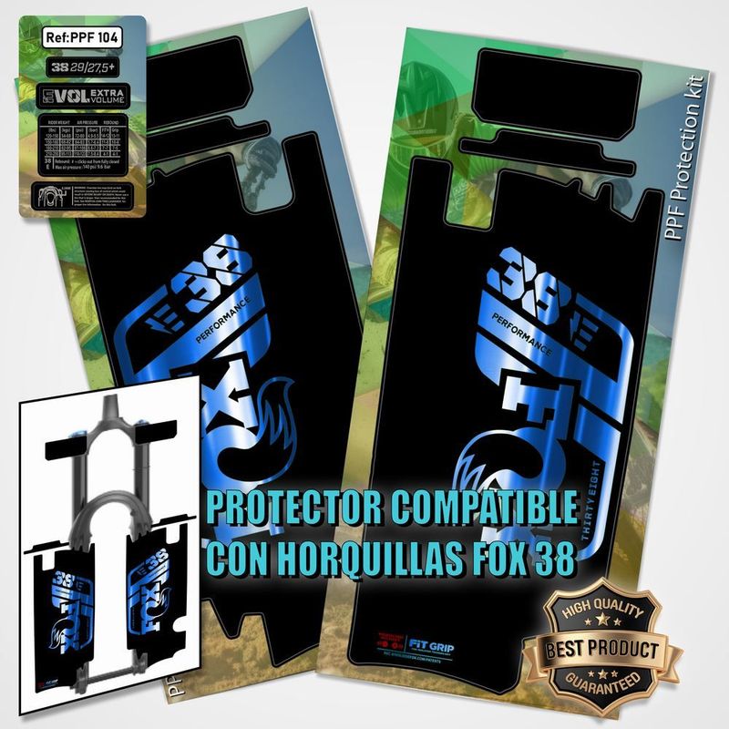 Protecciones compatibles con horquilla fox 38 performance ebike PPF104