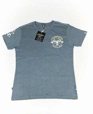 Yakuza Premium Selection Herren T-Shirt YPS 3017 graublau Rundhals