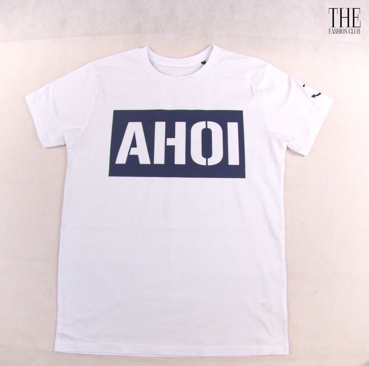 HEIMATHAFEN T-Shirt AHOI  Weiß / Navy