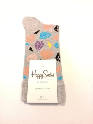 Happy Socks Diamonds Combed Cotton Gr.36-40