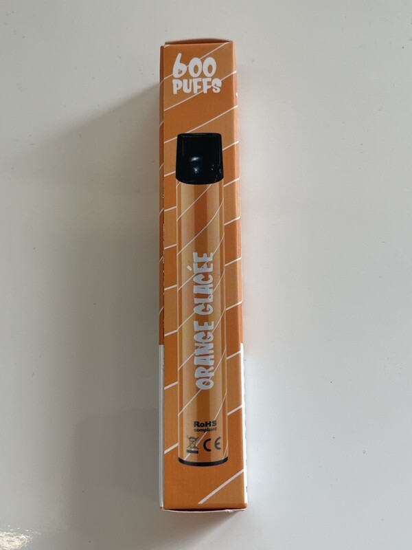 Orange glacée 600 puffs