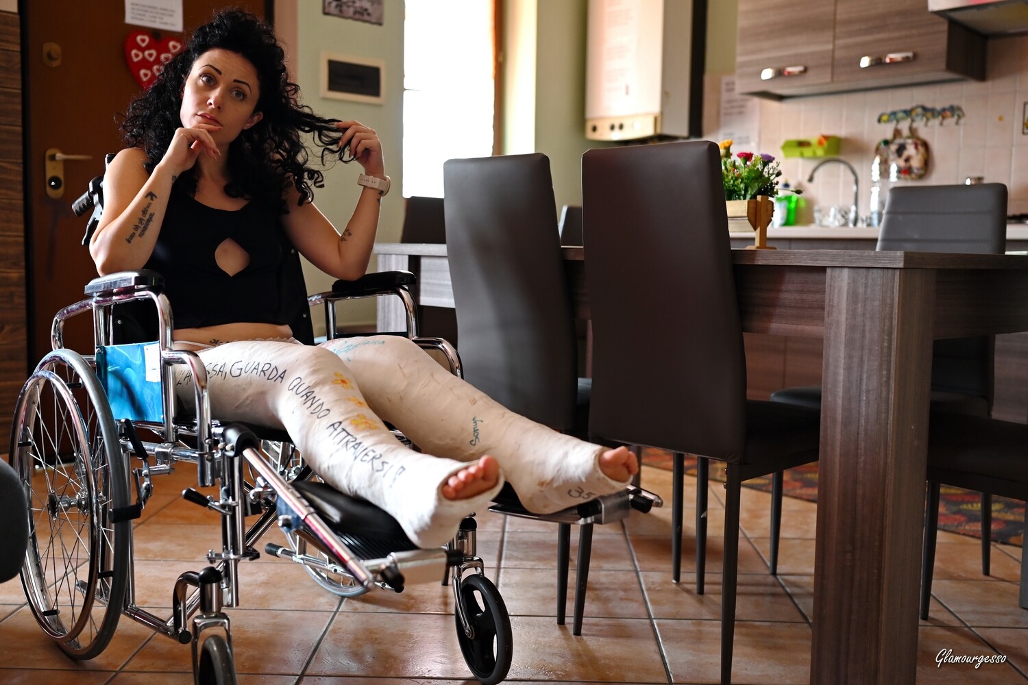 Larissa DLLC - VIDEO 03: Ready for wheelchair