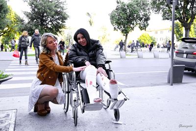 Aurora DLLC - VIDEO 06: Sexy in wheelchair downtown
