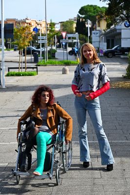 Alessia L. Green LLC & Svitlana Red DLAC - VIDEO 02: Wheelchairing under the sun