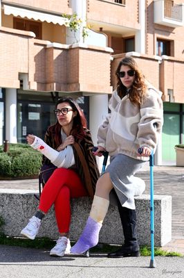 Diana LAC &amp; Miriam SLC - VIDEO 04: Exibitionists at the market