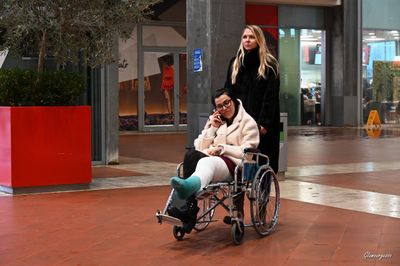 Diana LLC - VIDEO 04: On wheelchair at the mall