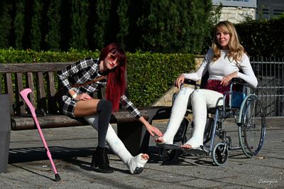 Svitlana DLLC &amp; Claudia LLWC - VIDEO 03: Our first outing