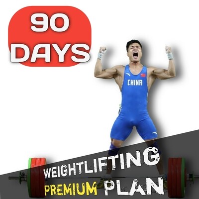 Weightlifting Plan PREMIUM (90 días)