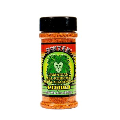 Jamaican All-Purpose Rub & Seasoning (Medium) (5.5 oz) 00001