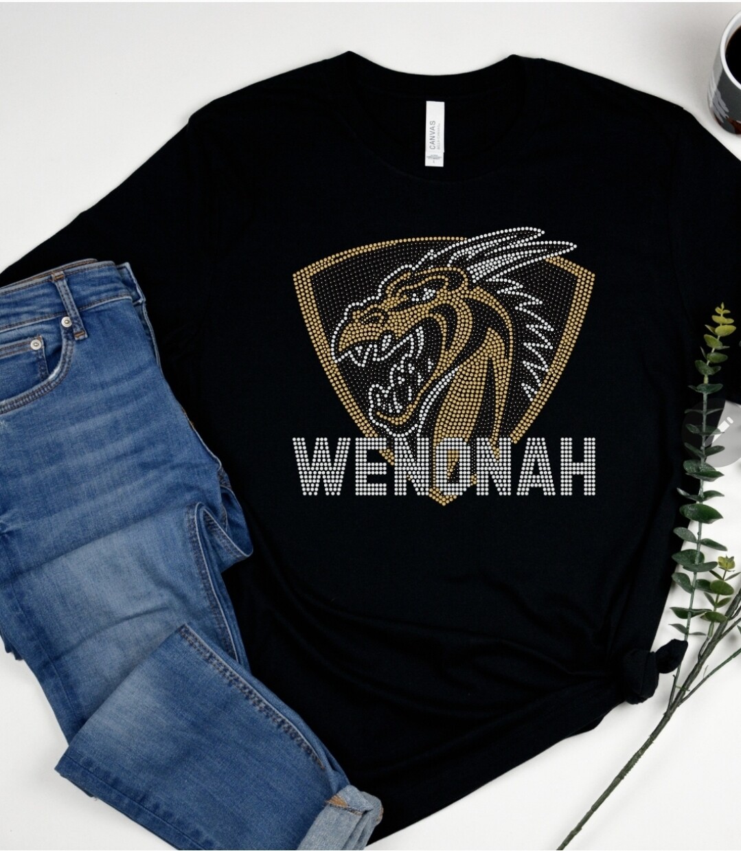 WENONAH DRAGONS BLING TEE