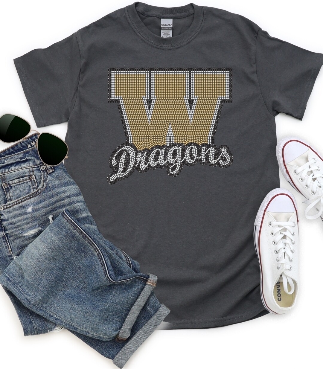 WENONAH BIG W BLING TEE