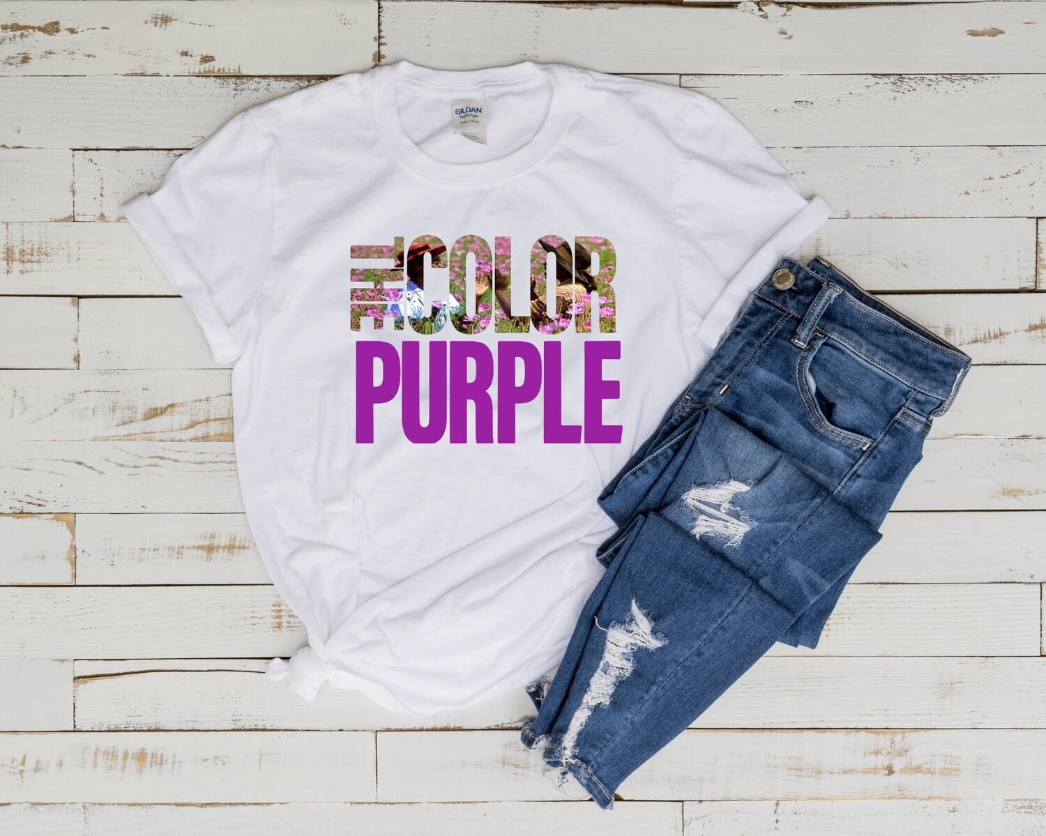 INSPIRED COLOR PURPLE TEE