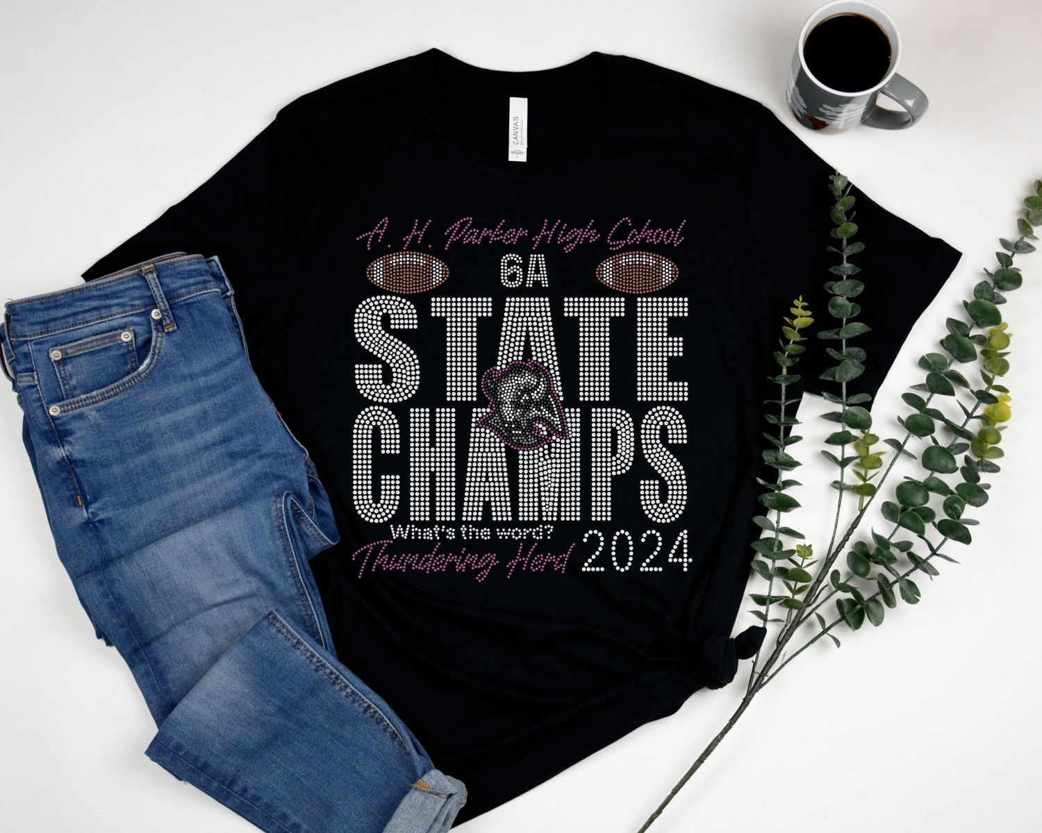 A. H. PARKER HIGH SCHOOL 6A CHAMPIONS BLING TEE