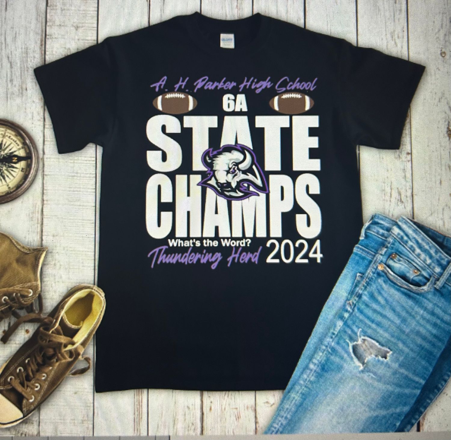 A.H. PARKER HIGH SCHOOL 6A CHAMPIONS REGULAR TEE