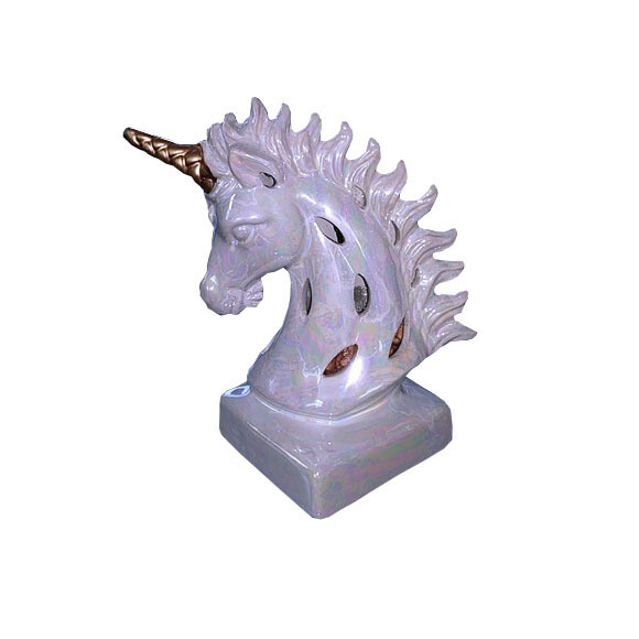 Scented Ceramic Unicorn Head