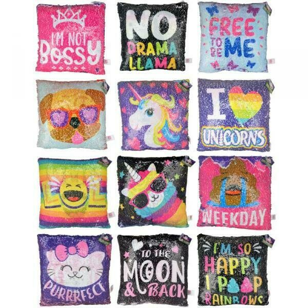 Sequence Pillows, Unicorn, Dog, Birthday Variety - Throw Pillow for Bed or Chair