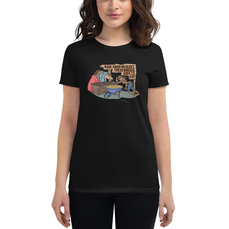 Cowgirl's T-Shirt | Farming T-Shirt | Horse Lovers T-Shirt for Women